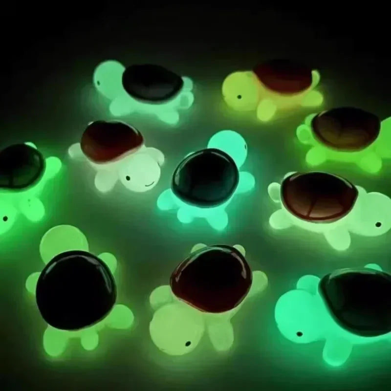 Cute Mini Luminous Glow in the Dark Turtle Ornaments