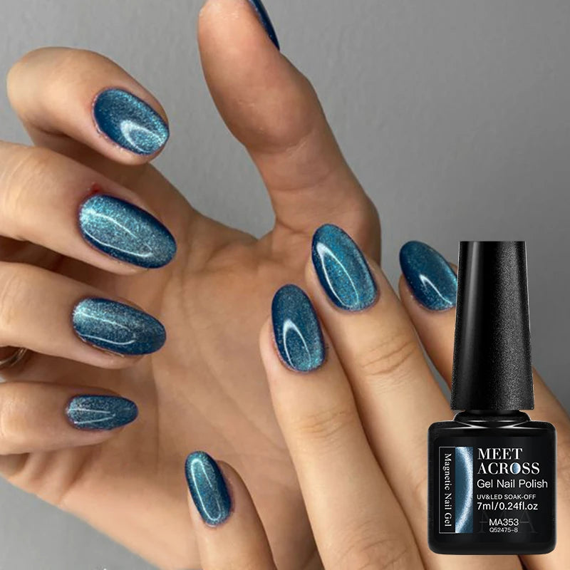 Cat Eye Gel Nail Polish With Magnet