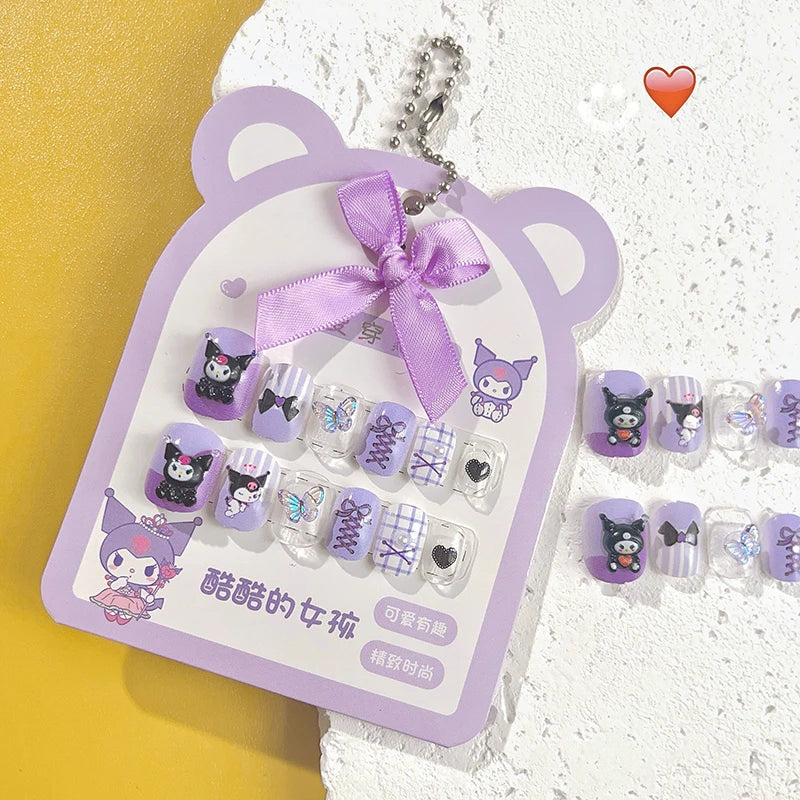 False Nails for Kids 12pcs