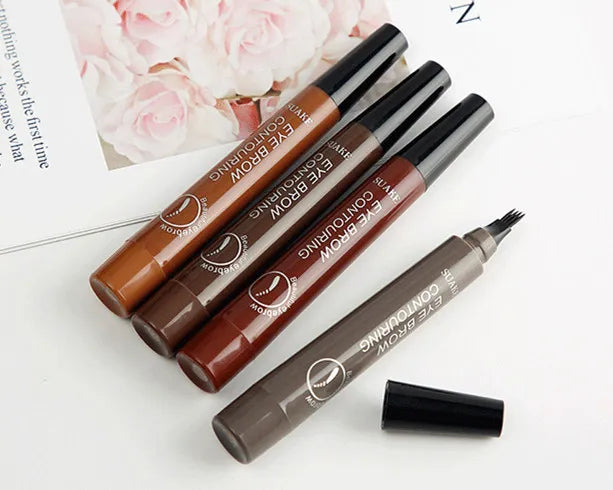 5 Colors Liquid Long Lasting Eyebrow Pencil for Women
