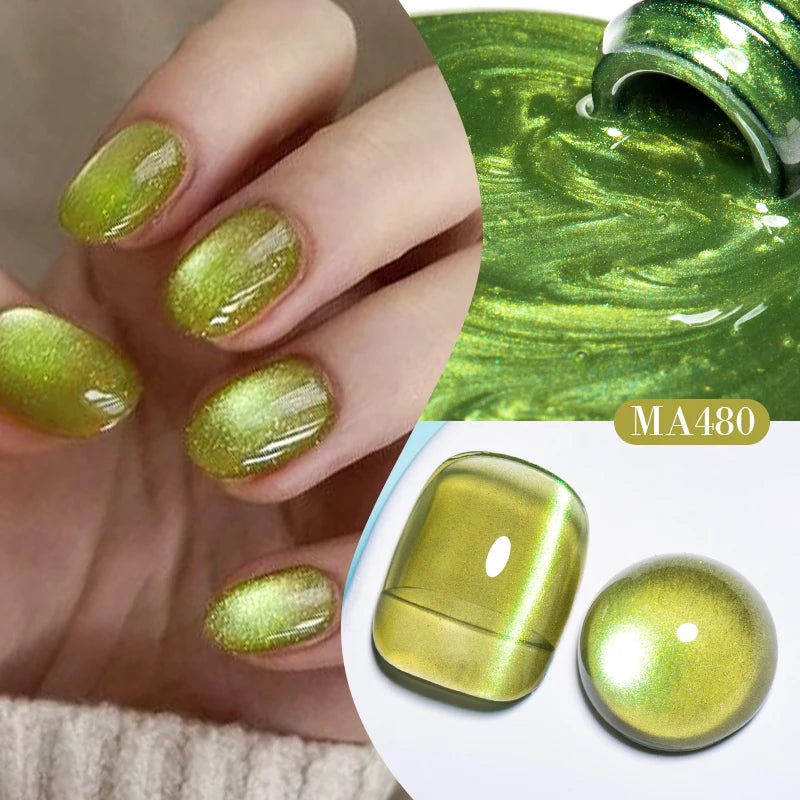 Cat Eye Gel Nail Polish With Magnet