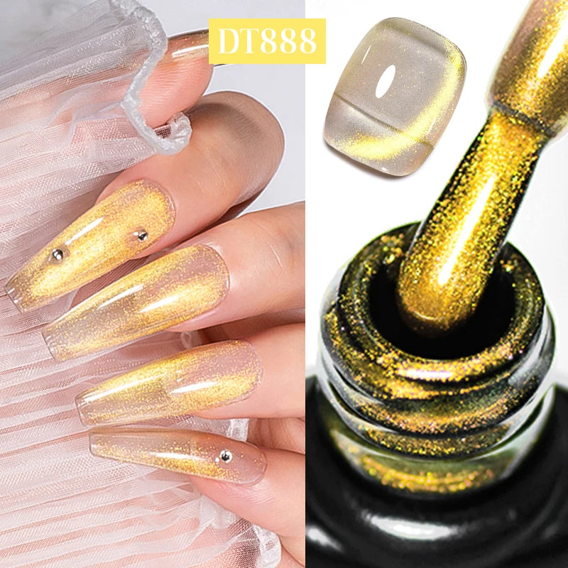 Cat Eye Gel Nail Polish With Magnet