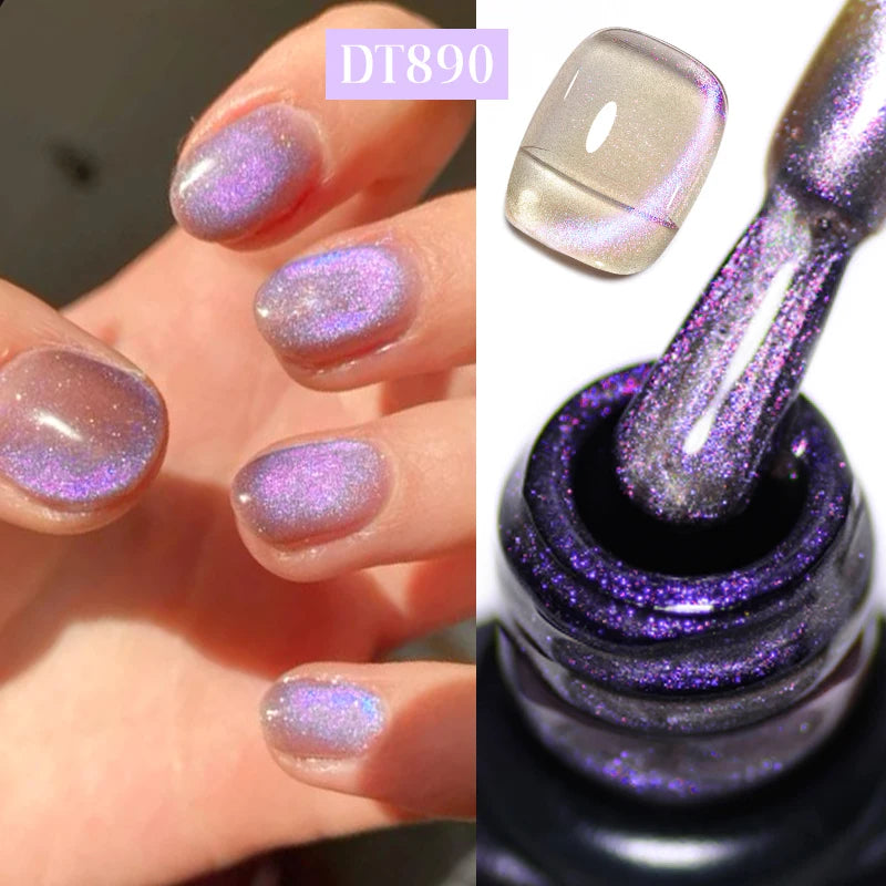 Cat Eye Gel Nail Polish With Magnet