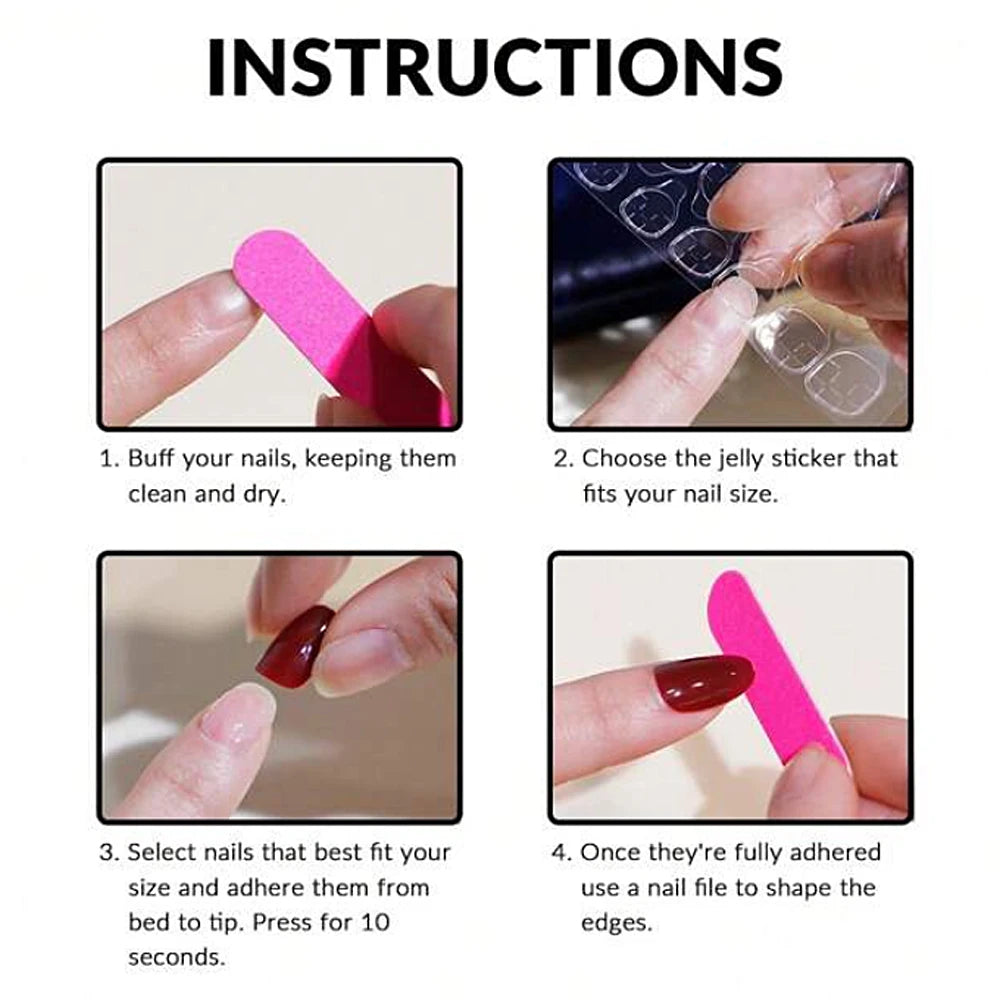 120 Children's Press on Kids Cartoon Acrylic Fake Nails