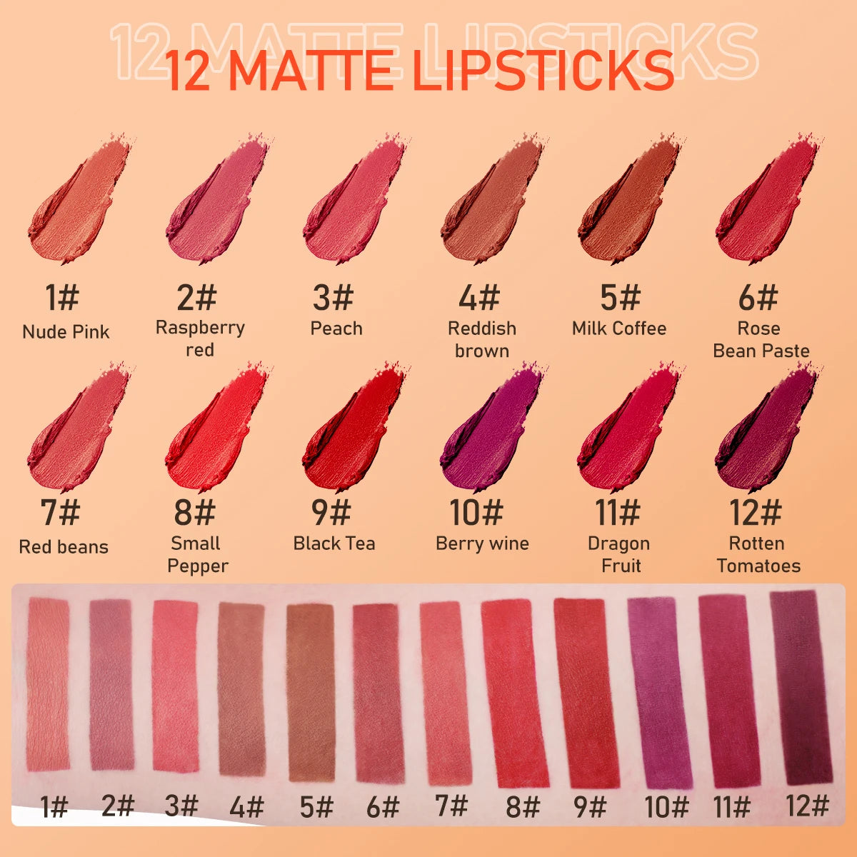 Smooth Long Lasting Charming Lipstick