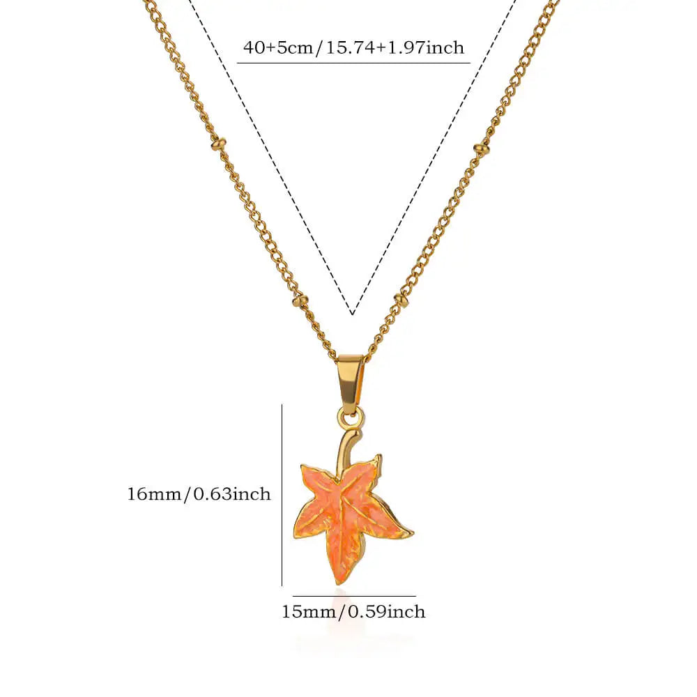 Stainless Steel Gold Plated Necklace