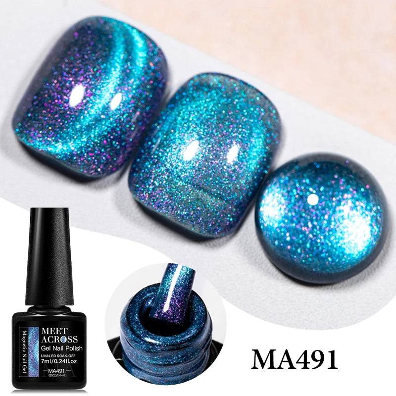 Cat Eye Gel Nail Polish With Magnet