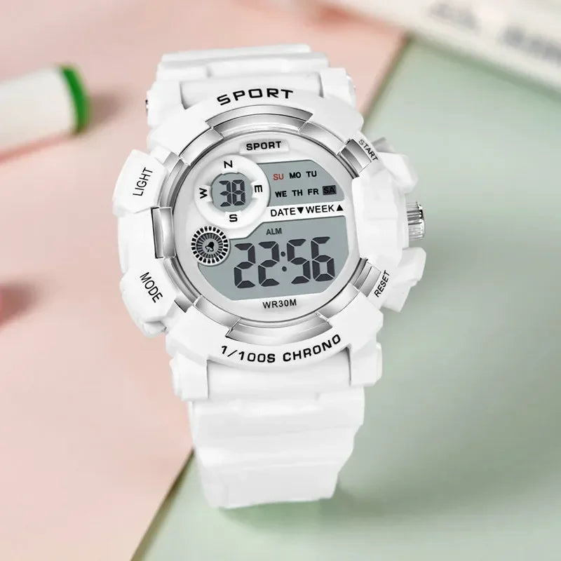 YIKAZE Waterproof Fashion Digital Sports Watch for Kids