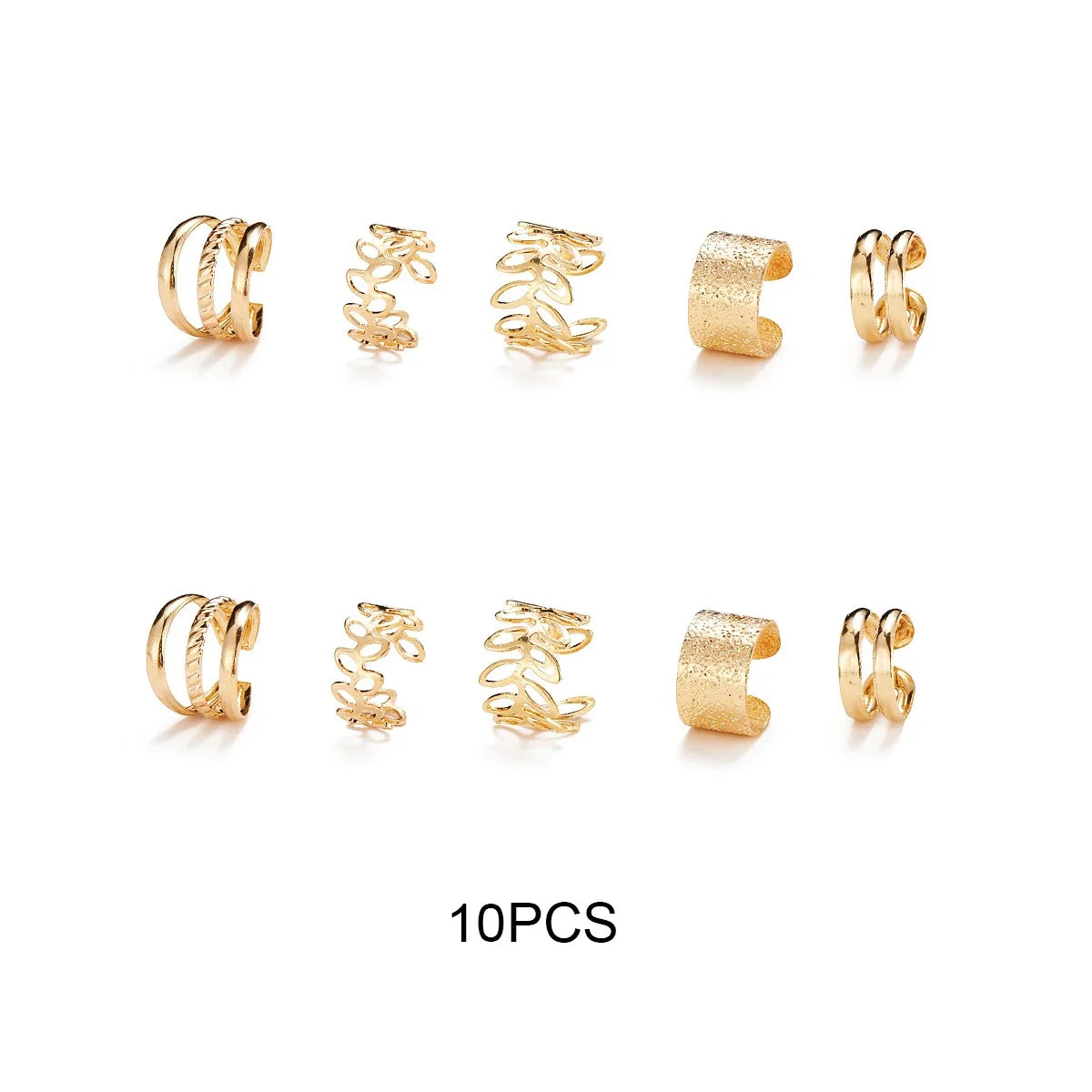 Ear Cuff, Non-Piercing Ear Clips Set