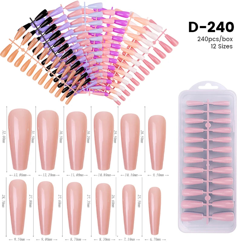 Acrylic Press On False Nails