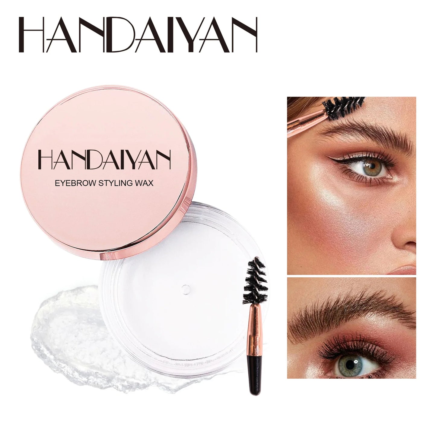 Transparent Pomade Eyebrow Styling Gel Wax For Women