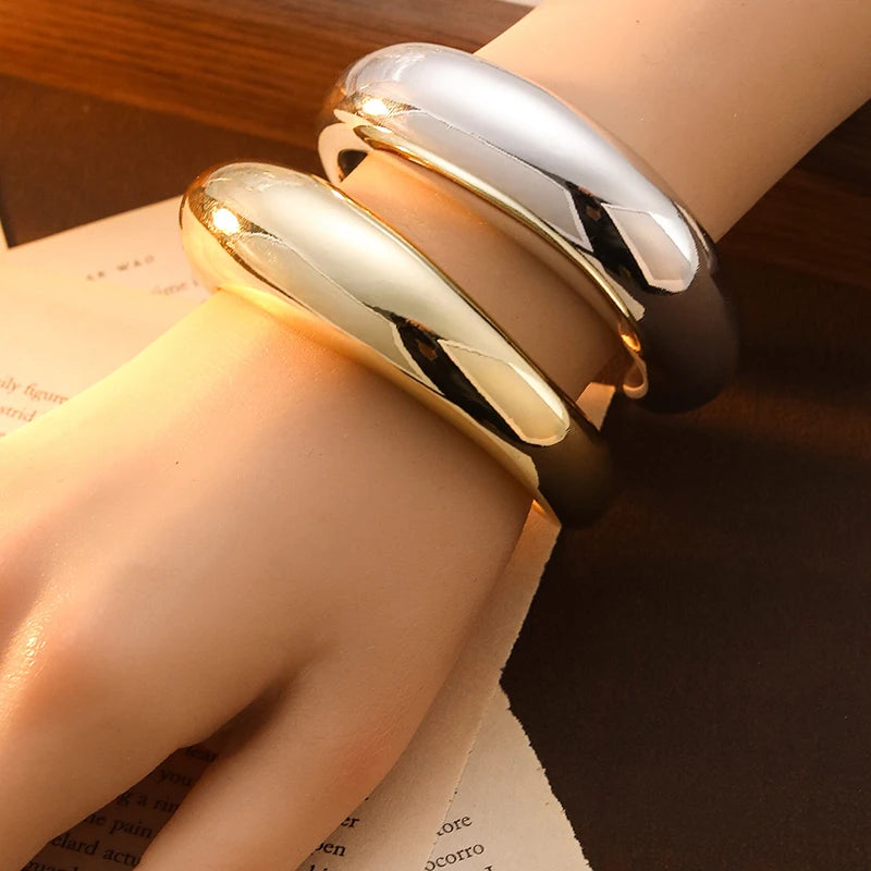 Irregular Plastic Cuff Bangle for Women