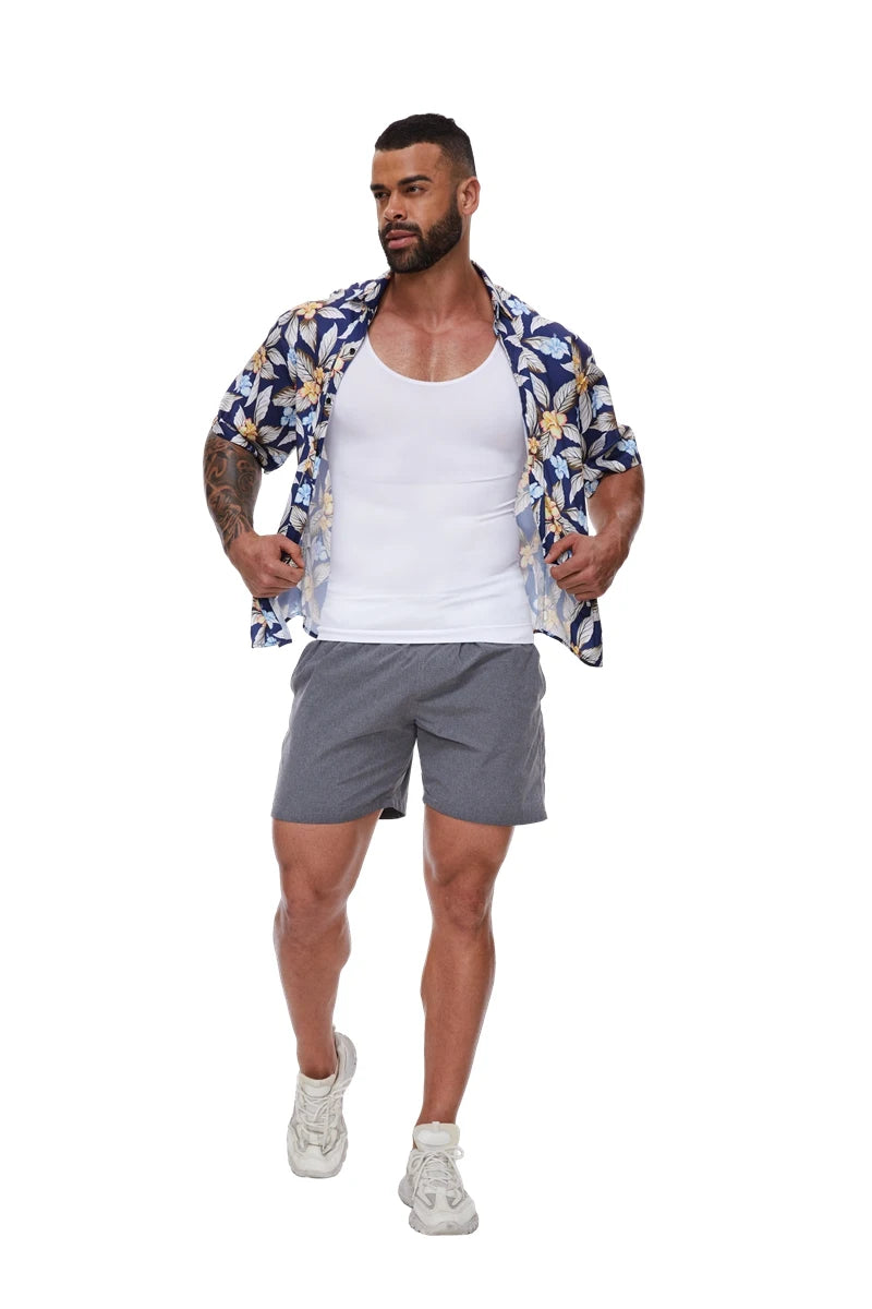 Men Tummy Shapewear Compression Shirt for Flat Belly