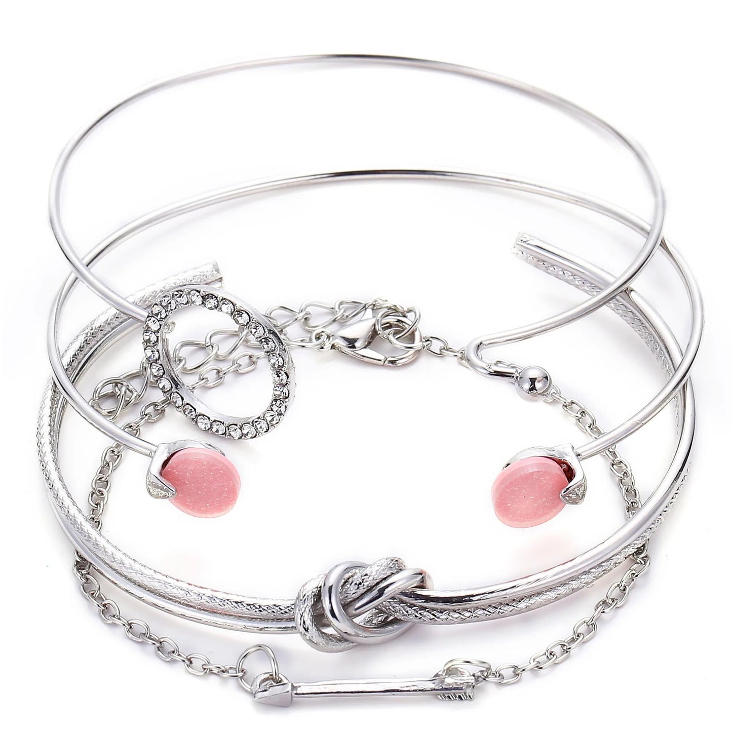 Gold Plated Bohemian Bracelet Set For Women