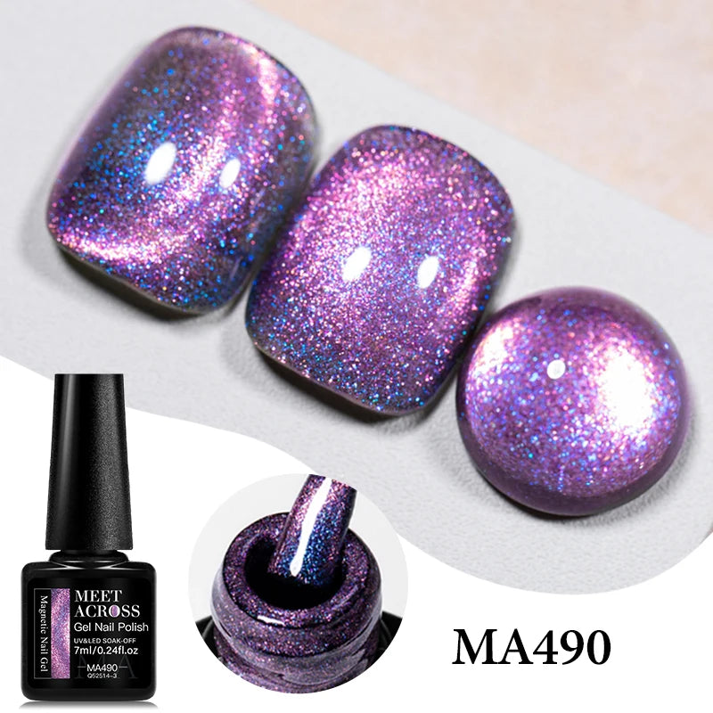 Cat Eye Gel Nail Polish With Magnet