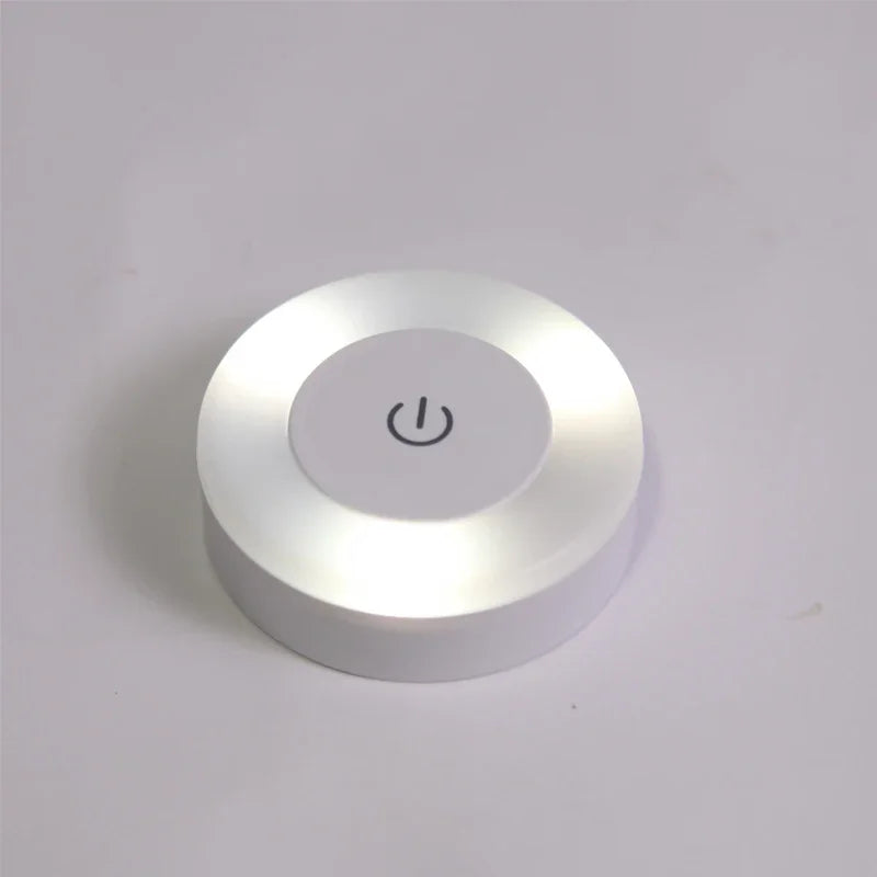 Round Mini LED Light With Touch Sensor/Magnetic Base