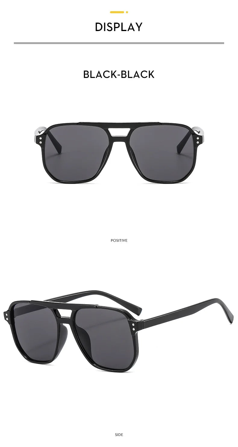 Vintage Square Sunglasses for Women UV400 Shades