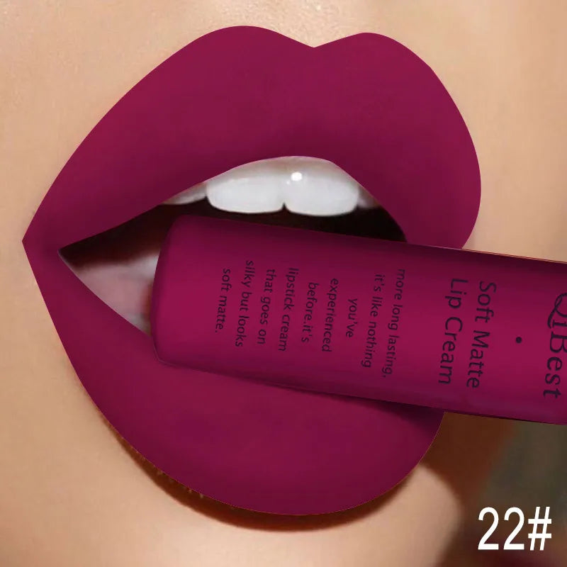 Nude Waterproof Matte Lip Gloss Liquid Lipstick/Lipgloss For Women