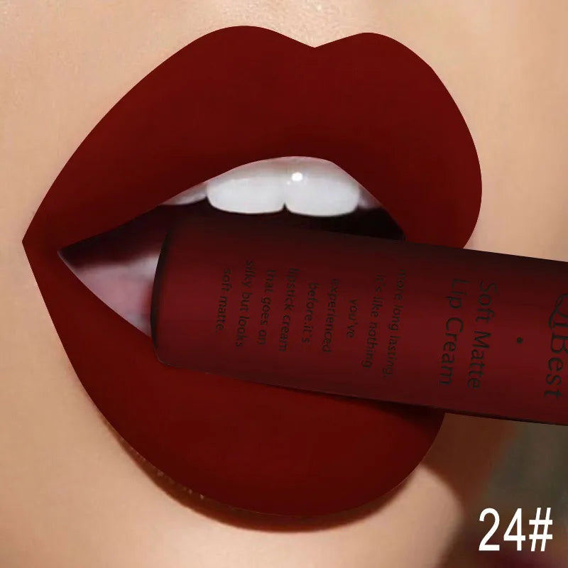 Nude Waterproof Matte Lip Gloss Liquid Lipstick/Lipgloss For Women