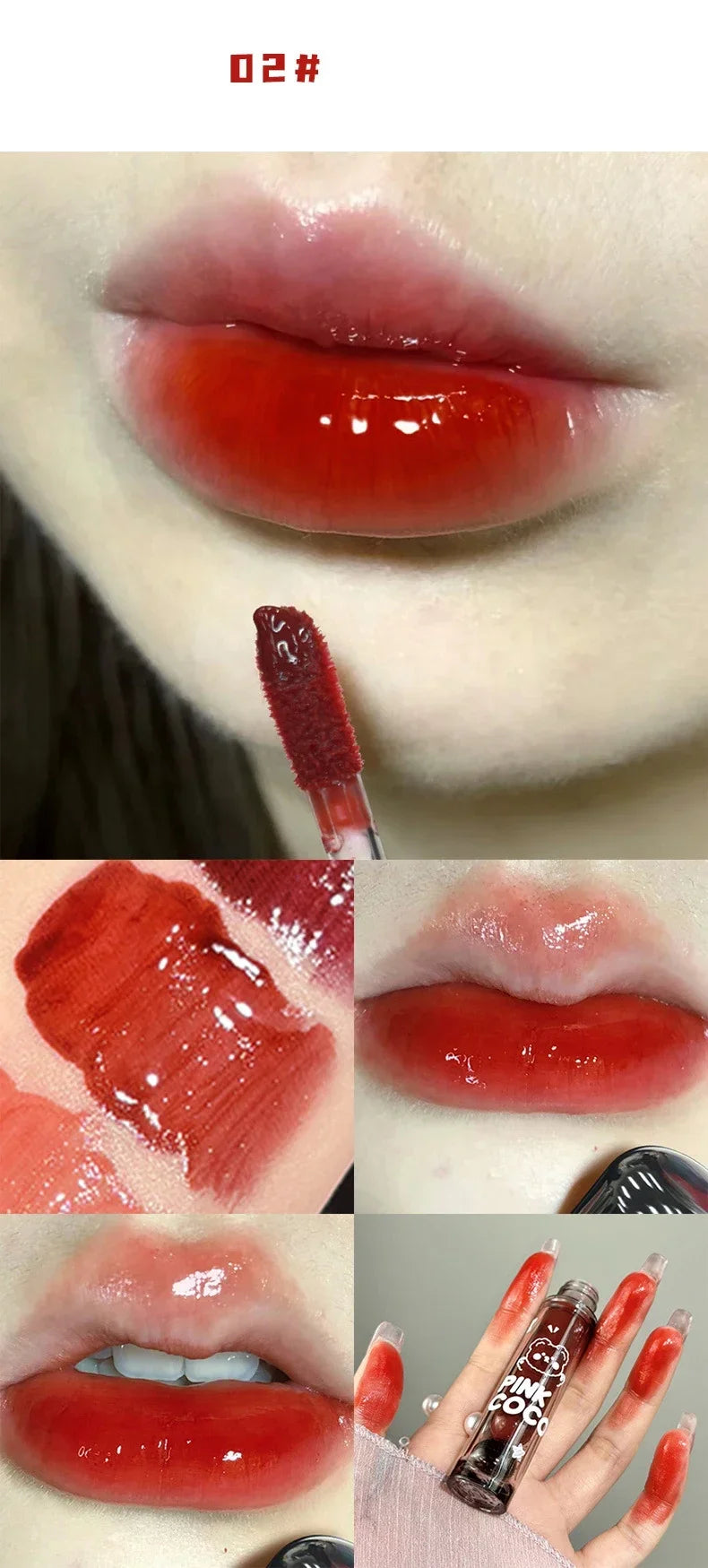 Lip Glaze Water Light Moisturizing Non-stick Lipstick