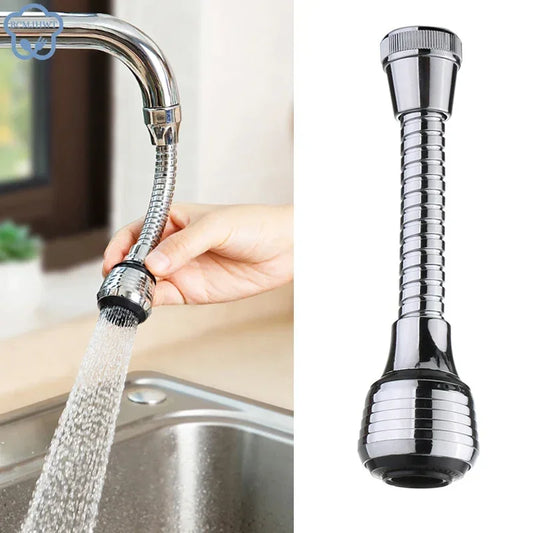 Kitchen Gadgets 2 Modes 360 Rotatable Bubbler High Pressure Water Faucet Extender