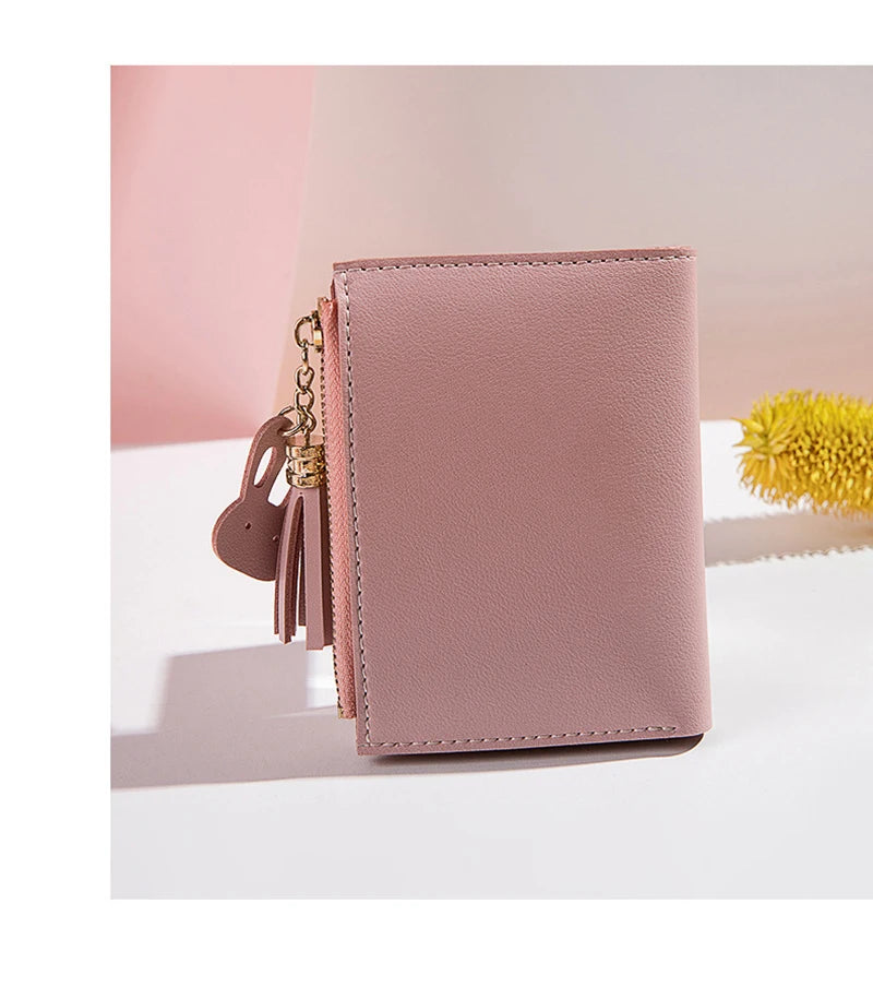 Women's PU Leather  Small Zipper Coin Purses/wallet