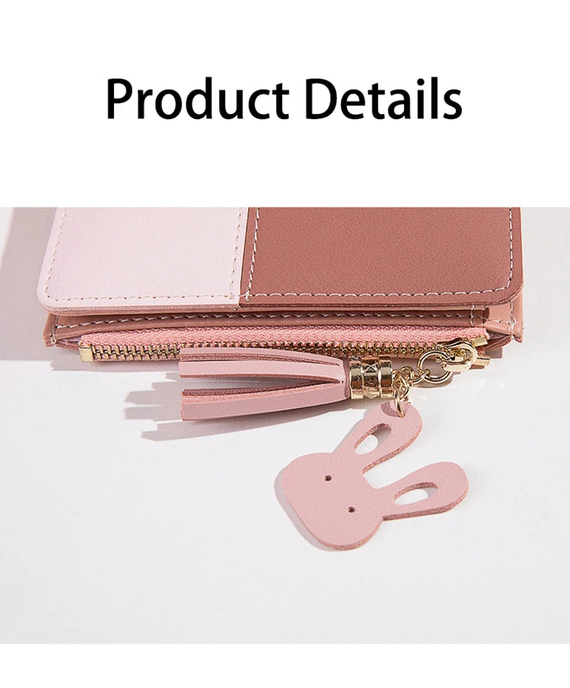 Women's PU Leather  Small Zipper Coin Purses/wallet