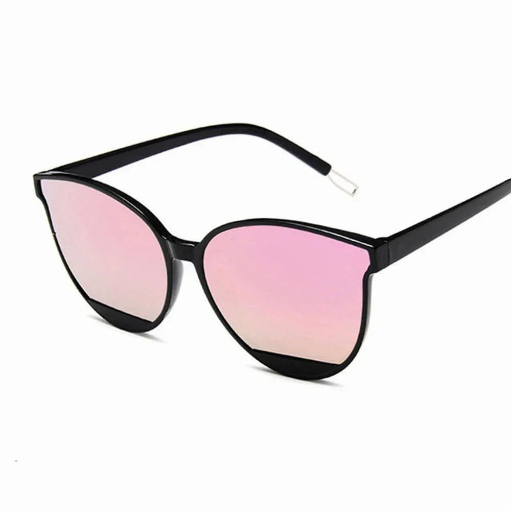 UV400 Classic Vintage Metal Mirror Sun Glasses for Female