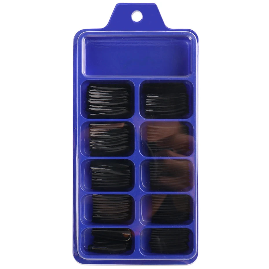 100pcs Press On Acrylic Coffin Extension Nails