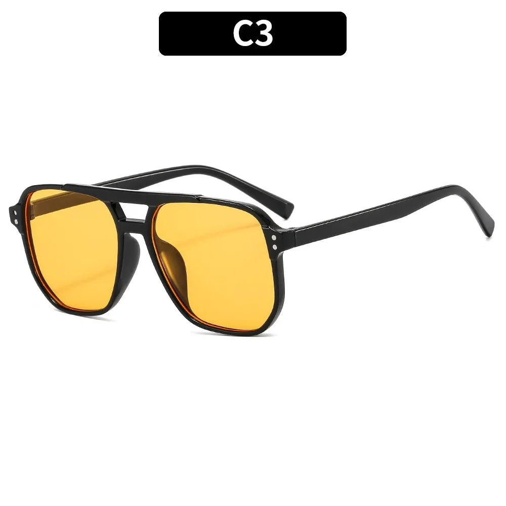 Vintage Square Sunglasses for Women UV400 Shades