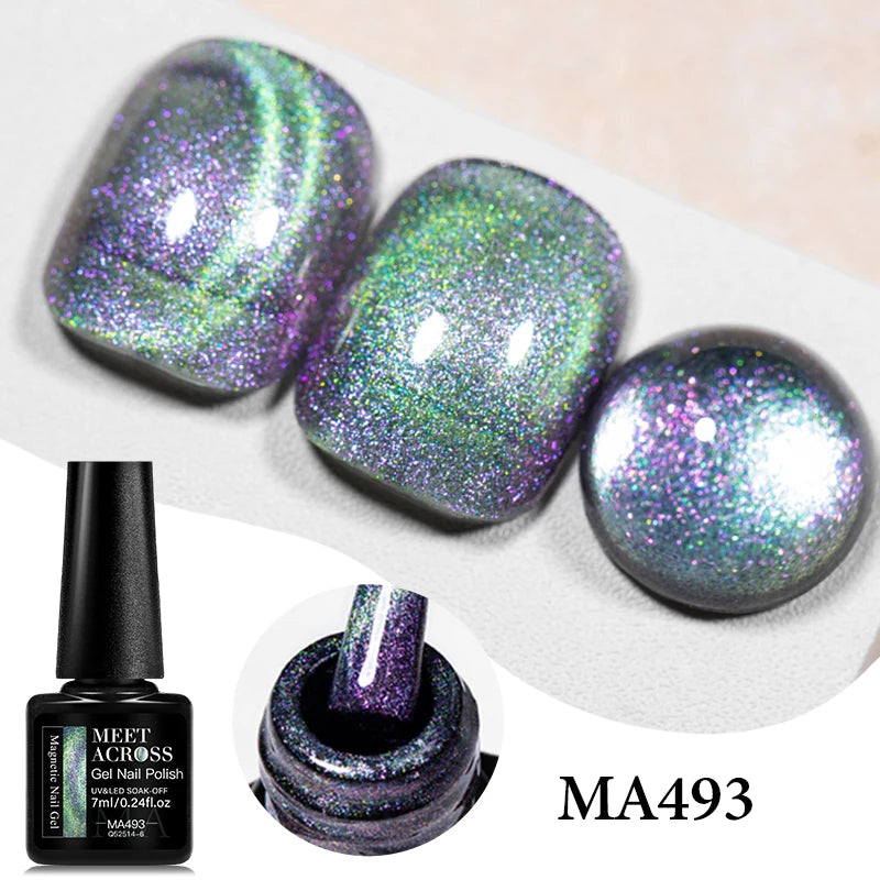Cat Eye Gel Nail Polish With Magnet