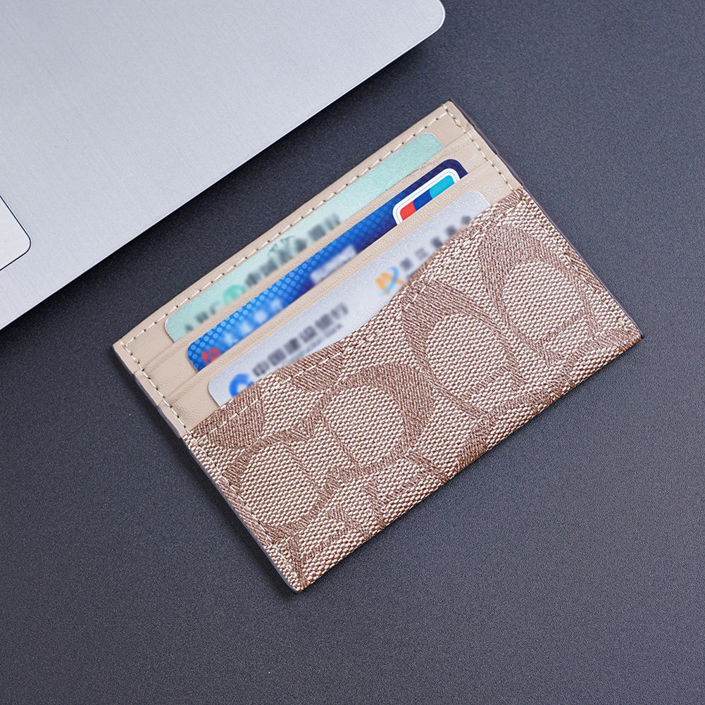 Card Holder PU Leather for Female