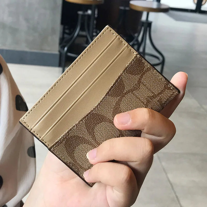Card Holder PU Leather for Female