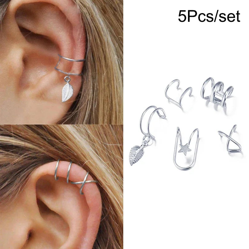 Ear Cuff, Non-Piercing Ear Clips Set