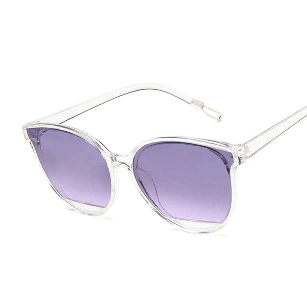 UV400 Classic Vintage Metal Mirror Sun Glasses for Female