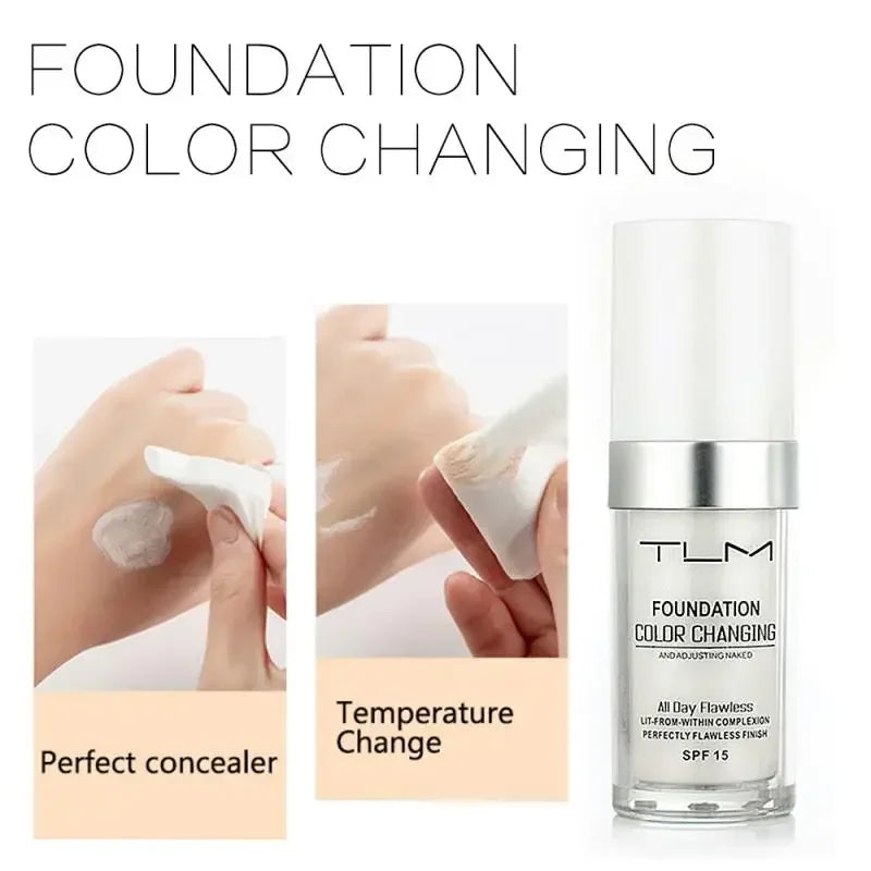 TLM Foundation Liquid Soft Matte Long Lasting Hydrating Makeup Base
