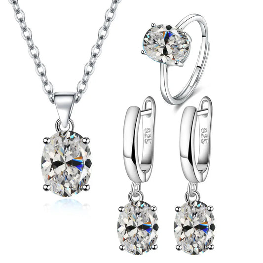 925 Sterling Silver Women's Jewelry Sets