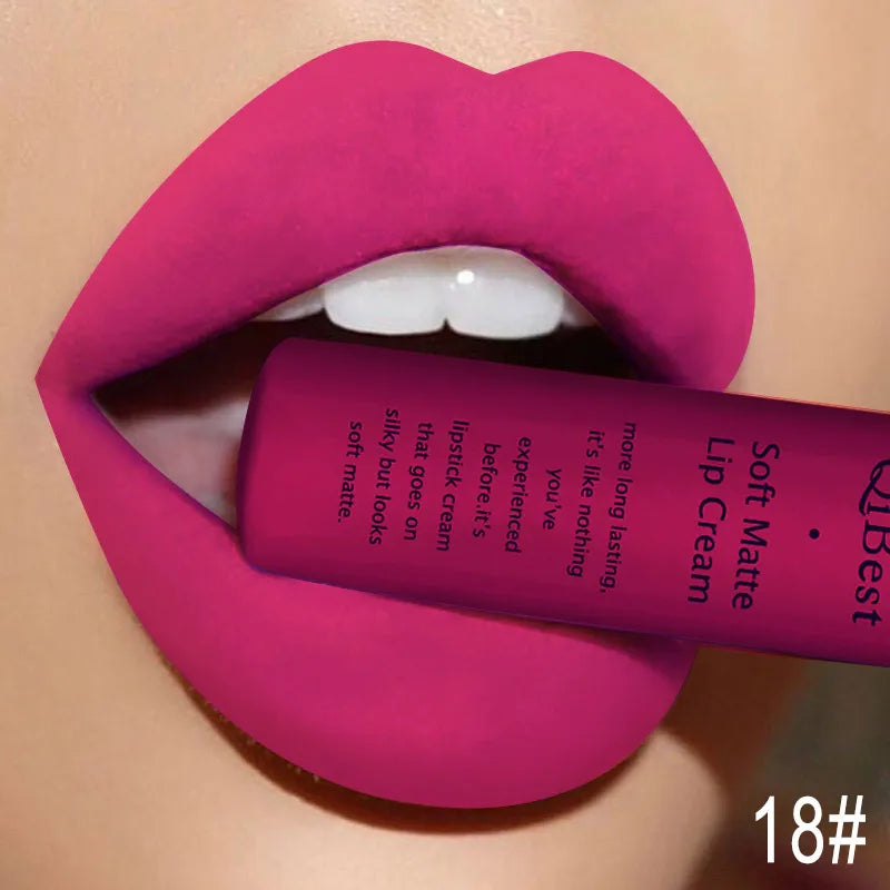 Nude Waterproof Matte Lip Gloss Liquid Lipstick/Lipgloss For Women