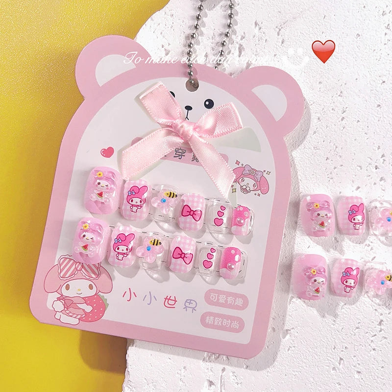 False Nails for Kids 12pcs