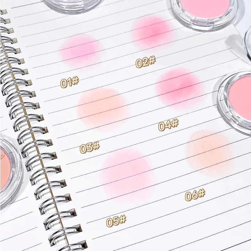 Single Color Matte Blush Natural Cheek Tint for Female