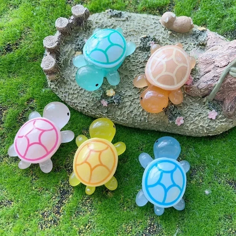 Cute Mini Luminous Glow in the Dark Turtle Ornaments