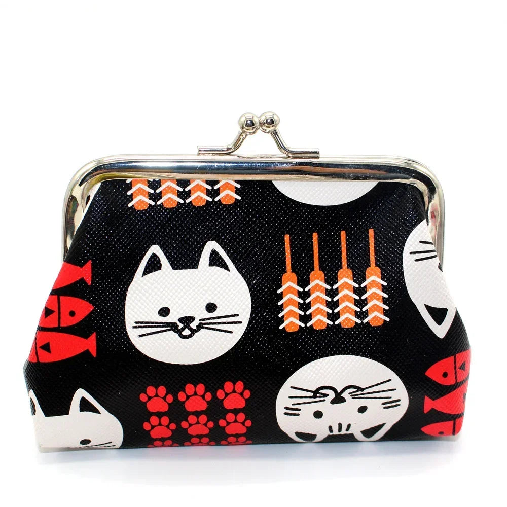 Women Coin Purse Retro Double Layer