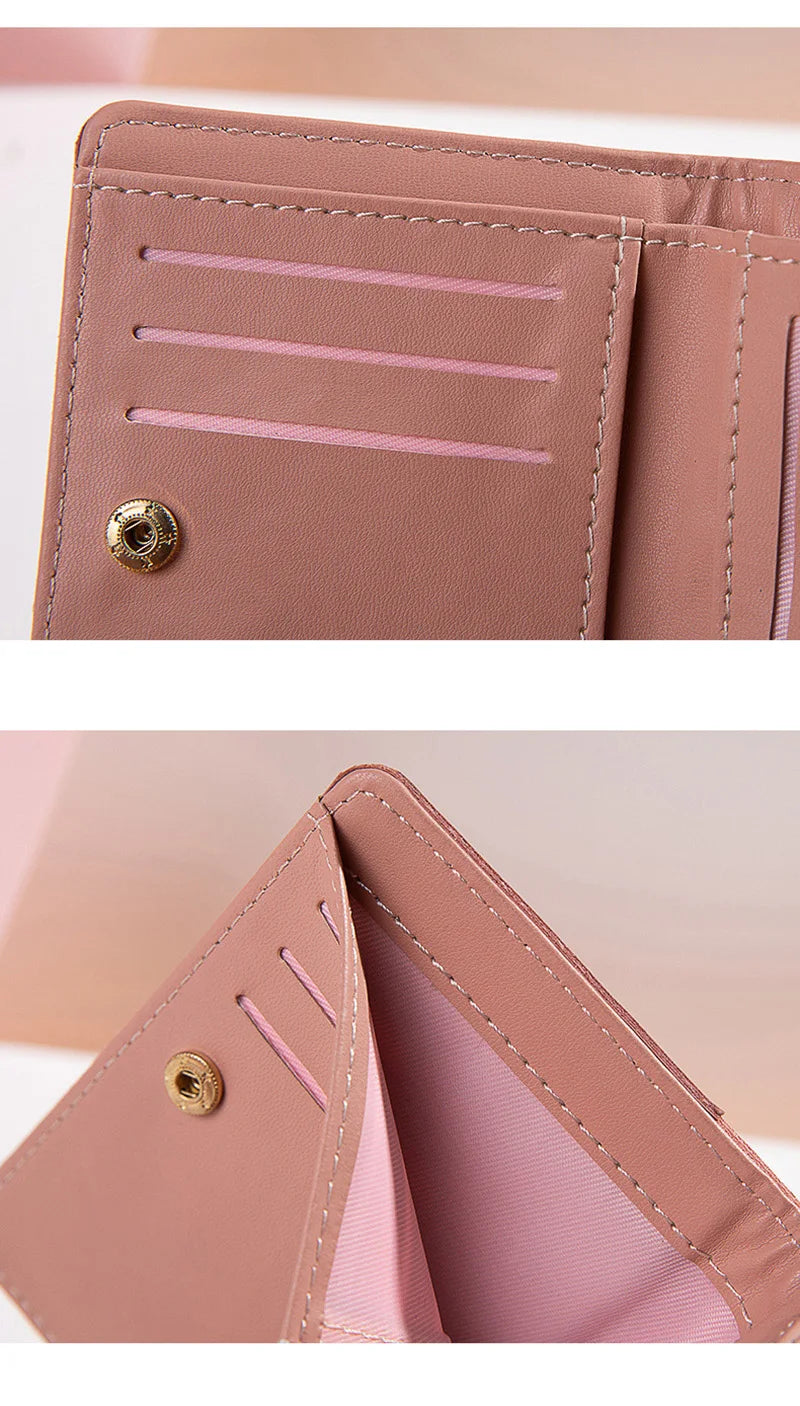 Women's PU Leather  Small Zipper Coin Purses/wallet