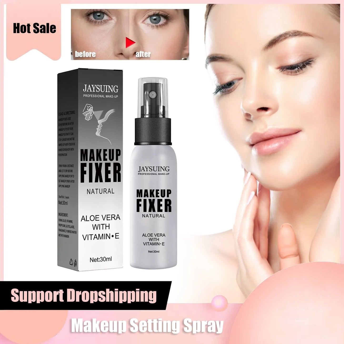 Makeup Setting Spray Matte Finish Long Lasting Lightweight & Waterproof