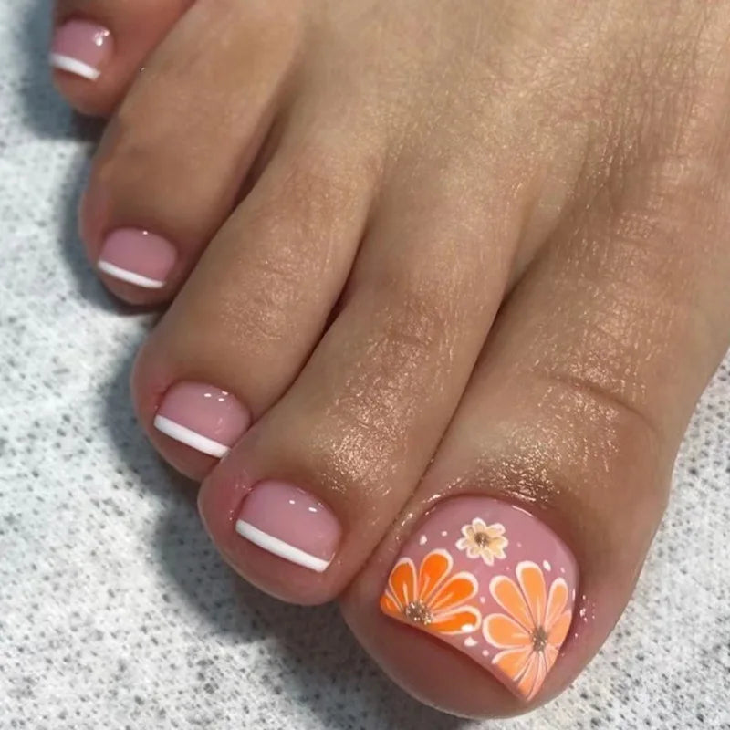 Press On False Toenails