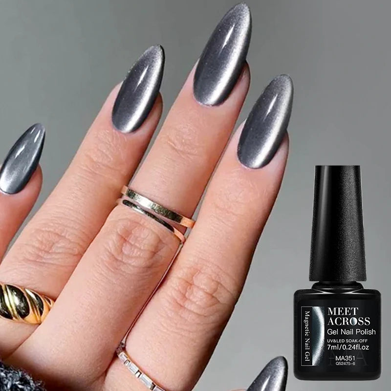 Cat Eye Gel Nail Polish With Magnet