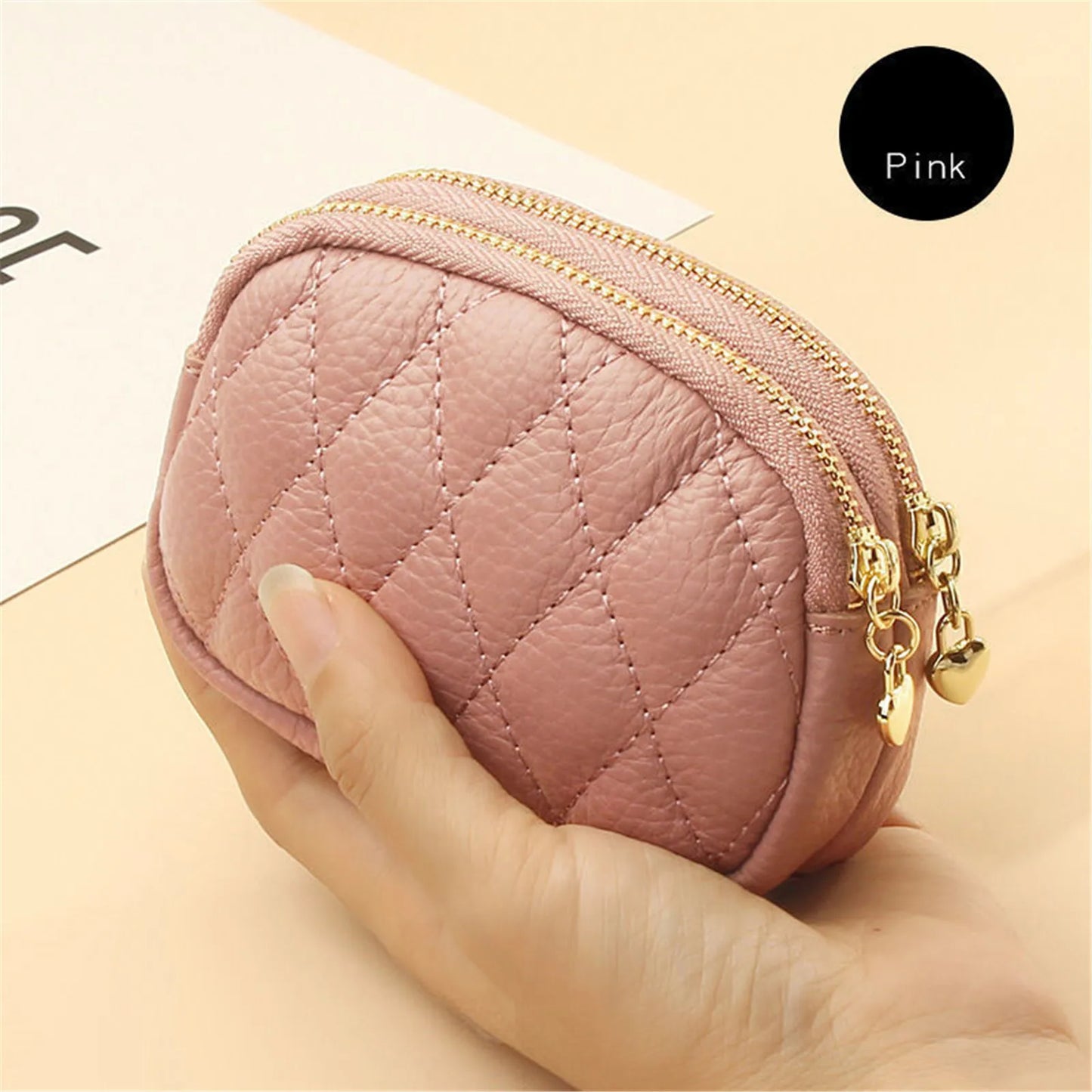 Pu Leather Key Tag Coin Purse Women/Men