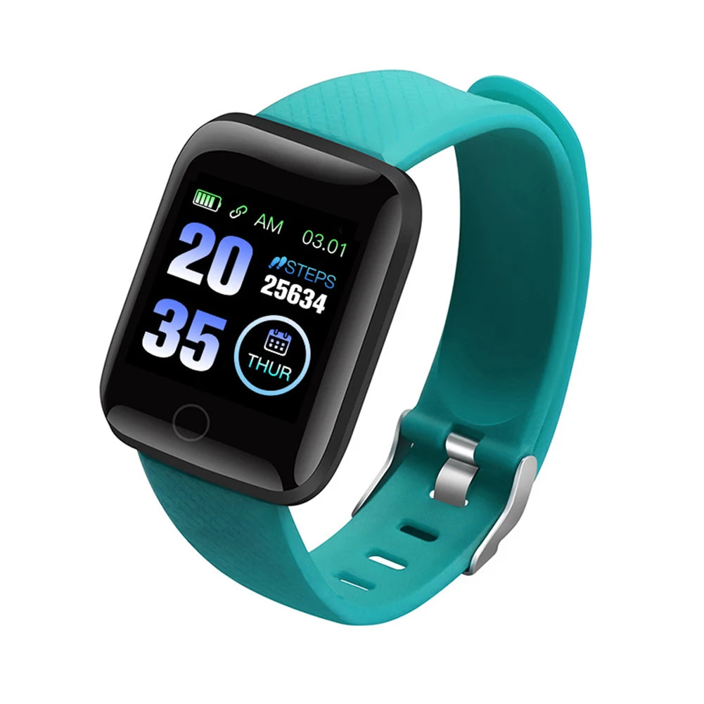 116 Plus Smart Watch Fitness Tracker Heart Rate Monitor