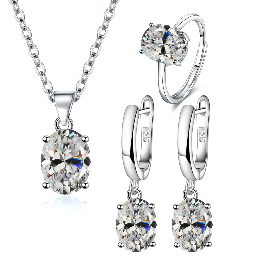925 Sterling Silver Women's Jewelry Sets