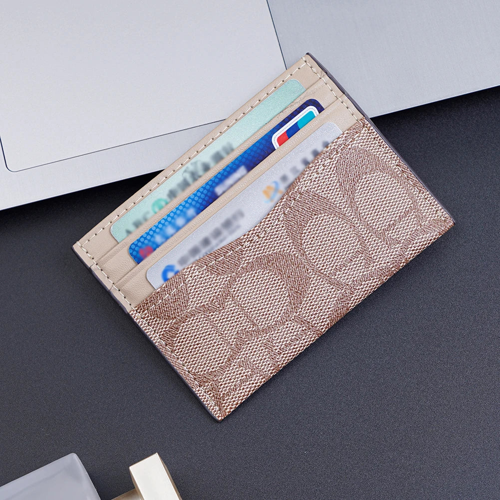 Card Holder PU Leather for Female